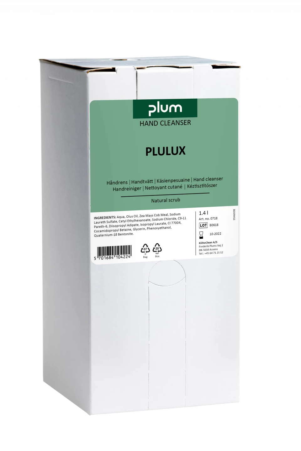 Handtvål Plum Plulux Mild 1,4L 