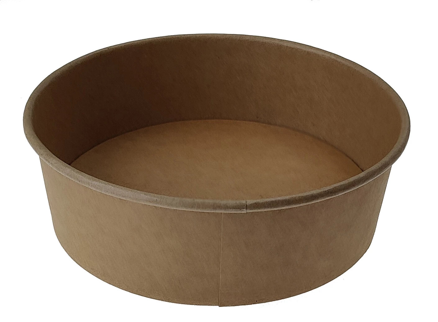 Salladsskål kartong Ø183mm Brun 1300ml 300st/kolli