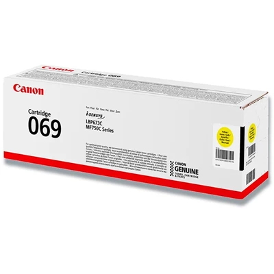 Canon 069 yellow toner cartridge 1,9k
