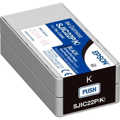 Epson Ink cartridge for TM-C3500 Black (SJIC22P)