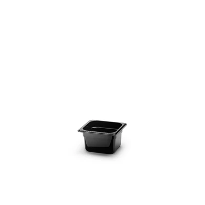 Kantin GN 1/6-100 Svart poykarbonat 1,5 L