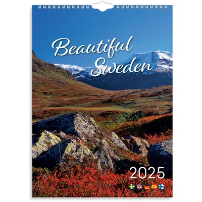 Väggkalender 2025 Beautiful Sweden 