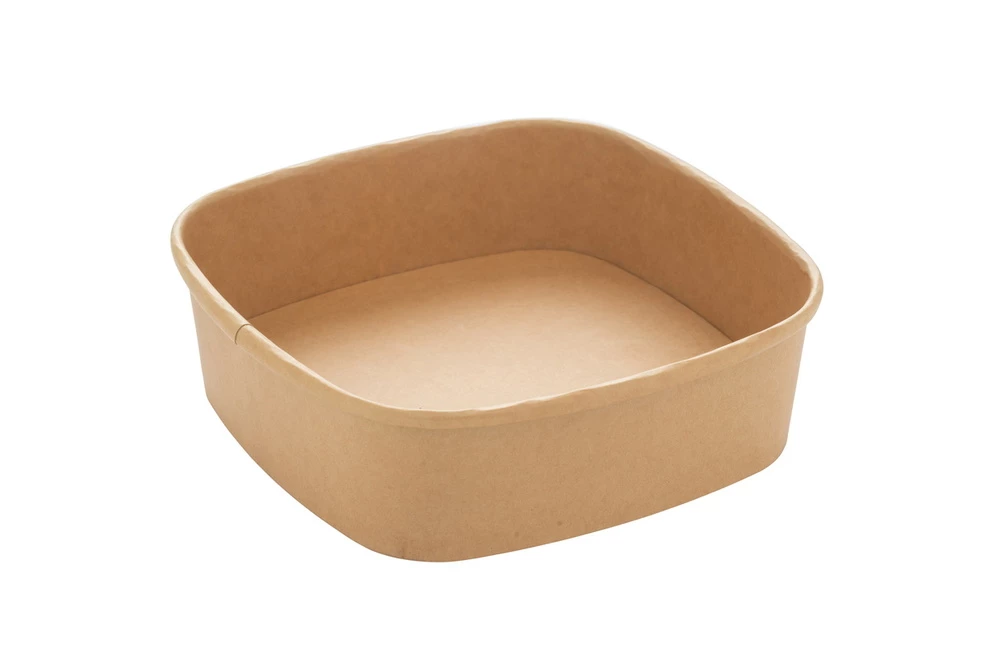 Salladsskål Kartong Kvadrat 900ml 300st/kolli