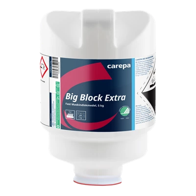 Maskindiskmedel Carepa Big Block Extra 5kg 4st
