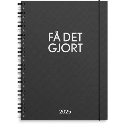 Kalender 2025 Få det gjort Svart