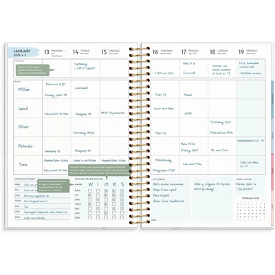 Kalender 2025 Life Organizer Family Planner