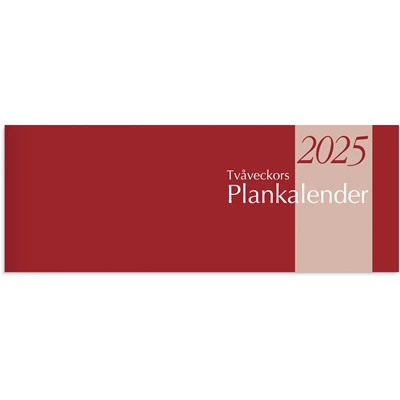 Kalender 2025 Tvåveckors Plankalender