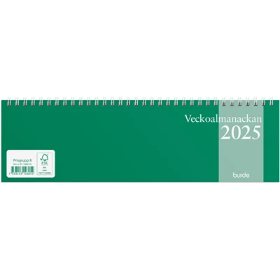 Kalender 2025 Veckoalmanackan