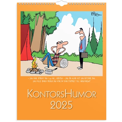 Väggkalender 2025 Kontorshumor