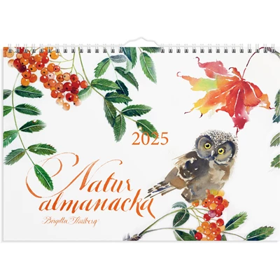 Väggkalender 2025 Naturalmanacka