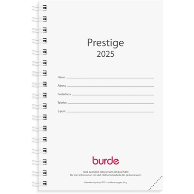 Kalender 2025 Prestige refill