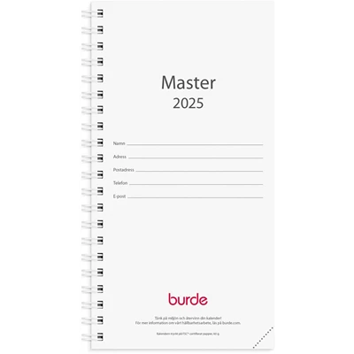 Kalender 2025 Master refill