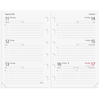 Kalender 2025 Compact kalendersats