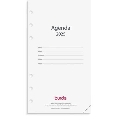 Kalender 2025 Regent kalendersats Agenda