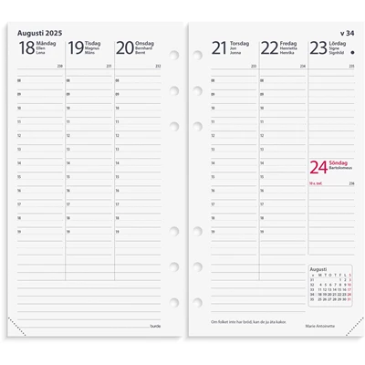 Kalender 2025 Regent kalendersats Interplano XL