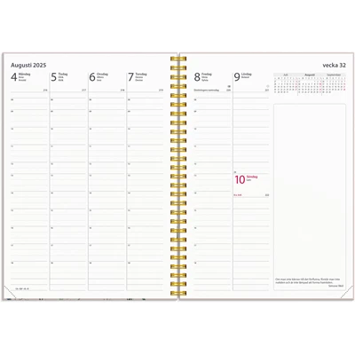 Kalender 2025 Business Story blomma