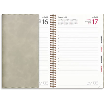 Kalender 2025 Dagbok Twist Beige