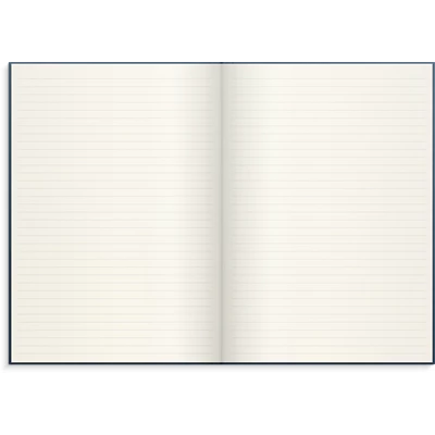 Anteckningsbok Notebook Textile A4  Mörkblå
