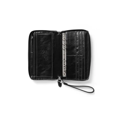 Filofax Malden Personal Compact Zip svart