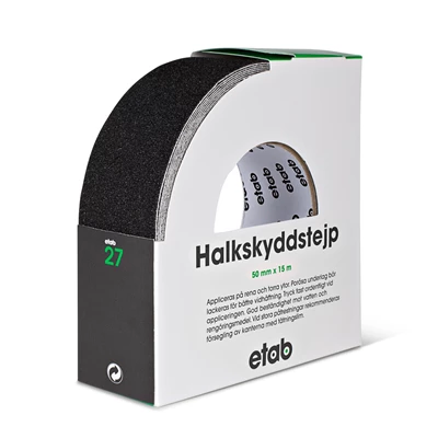 Halkskyddstejp 50mm x 15m Svart