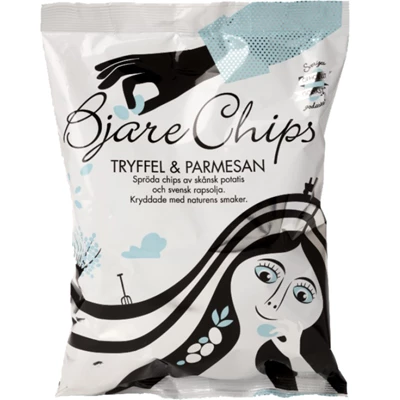 Chips Bjäre Tryffel & Parmesan 75g 15st/kolli