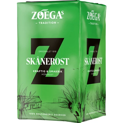 Kaffe Zoégas Skånerost VAC 450g 12st/kolli